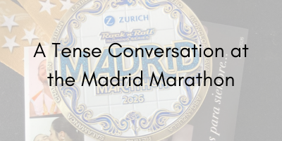 A Tense Conversation at the Madrid Marathon